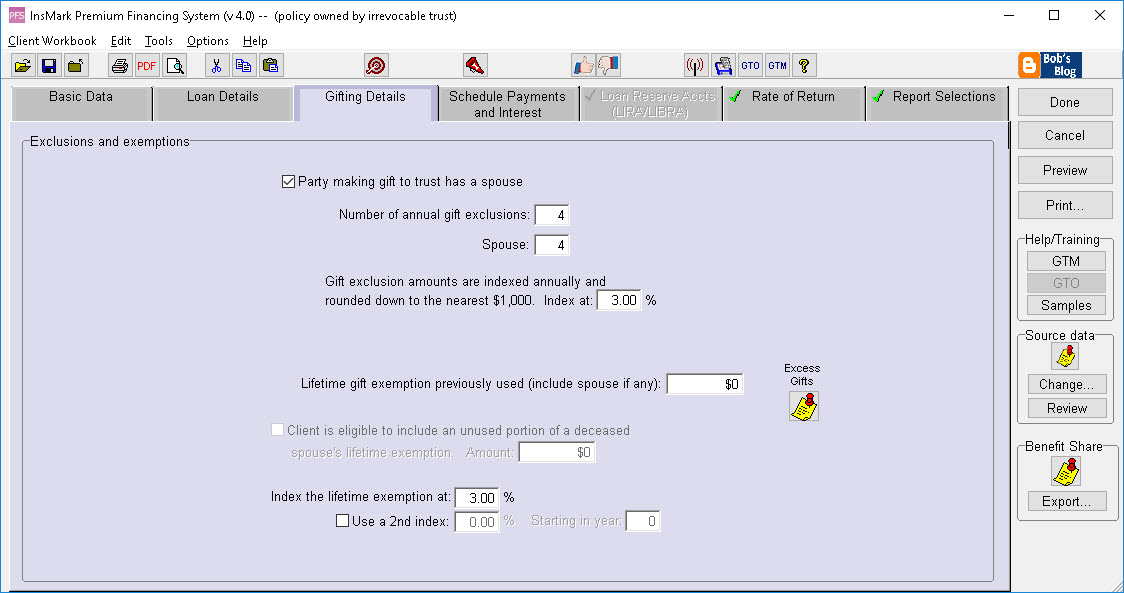 Premium Financing - Sample Input Screens | InsMark